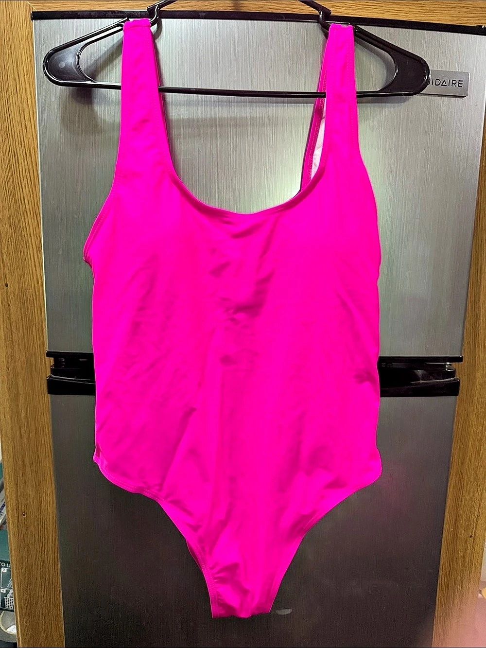 MIAIULIA Women's Retro 80s/90s Inspired High Cut Low Back Padding One Piece